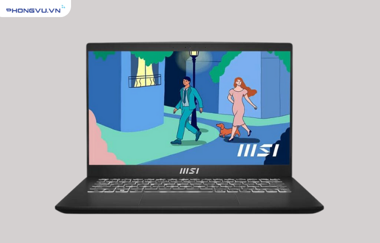 Laptop MSI Modern 14 C11M-011VN sở hữu màn hình 14 inch Full HD