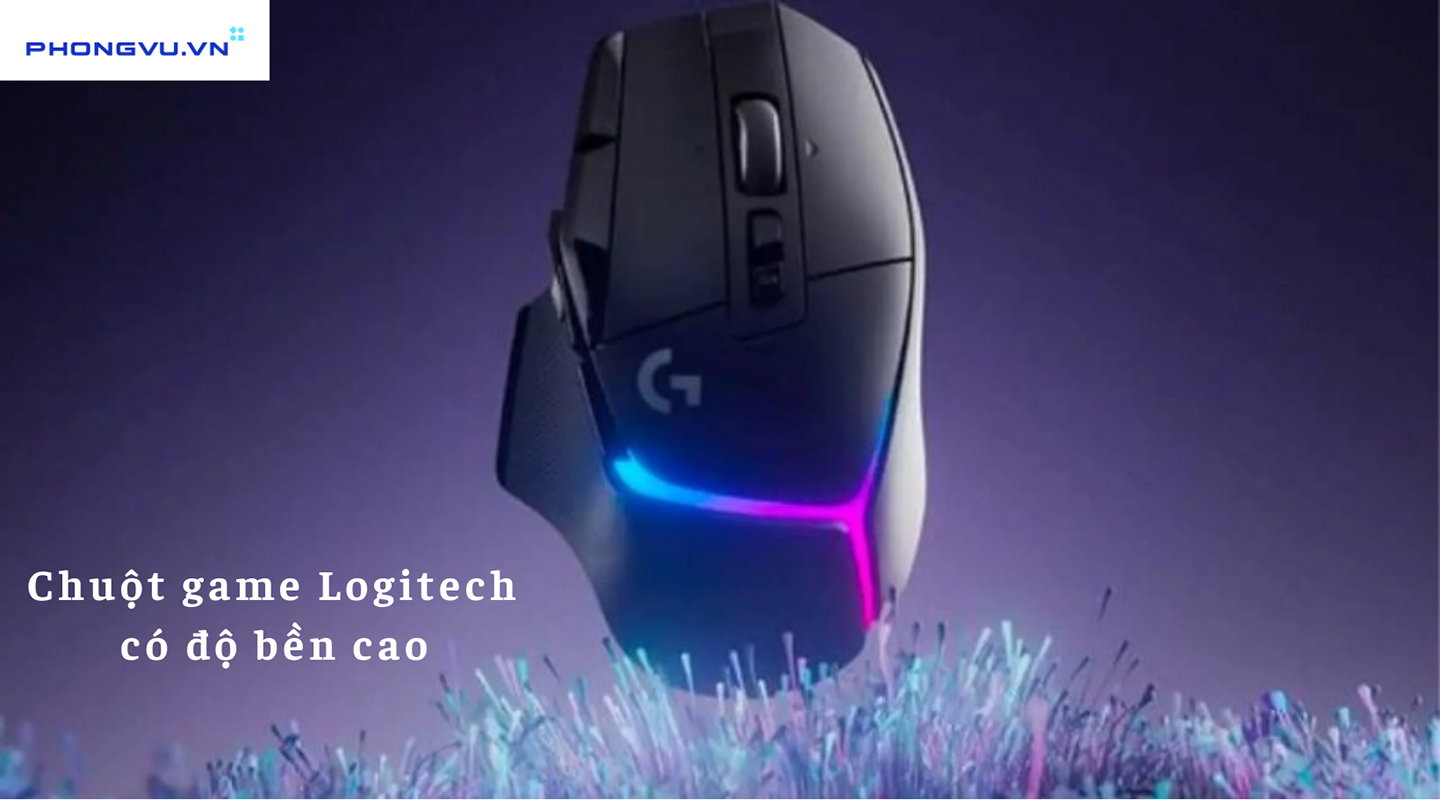 Chuột chơi game Logitech  có độ bền cao