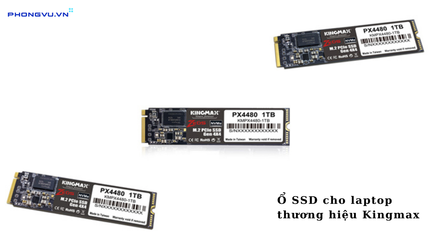 Ổ SSD cho laptop thương hiệu Kingmax