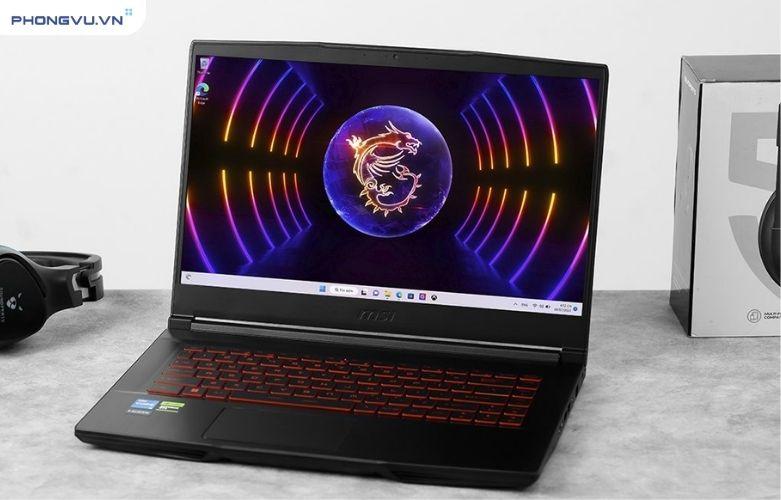 Laptop MSI GF63 Thin 12VE-460VN với thiết kế chuẩn gaming