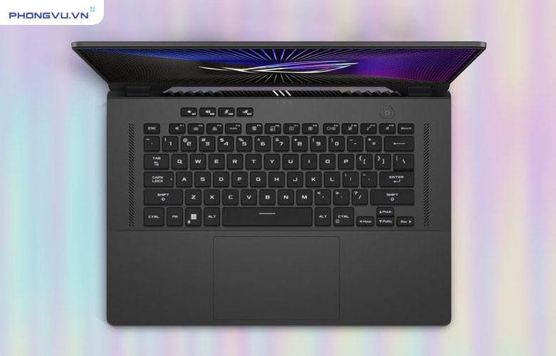 Asus Zephyrus sở hữu bàn phím cao cấp, có đèn nền RGB