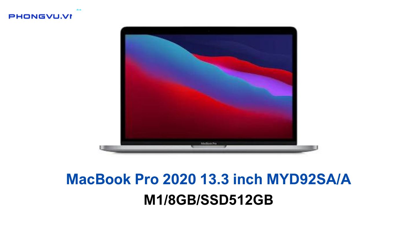 MacBook Pro 2020 13.3 inch MYD92SA/A (M1/8GB/SSD512GB)