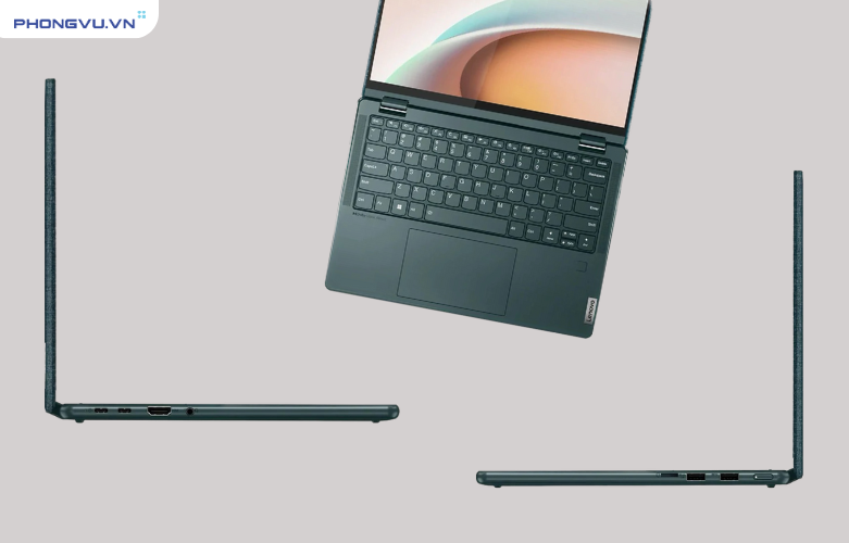 Thiết kế bàn phím Lenovo Yoga 6 nổi bật cùng với đa dạng cổng kết nối