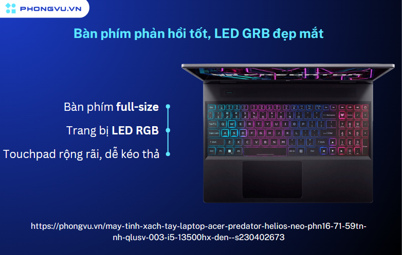 LED RGB giúp game thủ chiến thoải mái trong điều kiện thiếu sáng