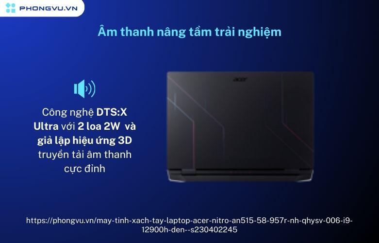 Máy sở hữu những công nghệ âm thanh tuyệt hảo