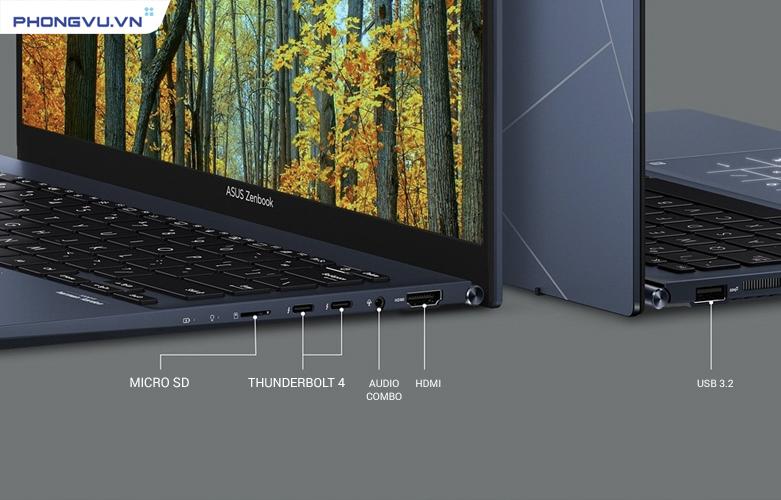 Asus Zenbook UX3402VA-KM085W trrang bị RAM 16GB, SSD 512GB