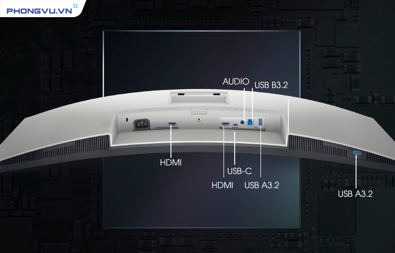 Tấm nền VA LED cao cấp, hệ thống cổng xuất hình đa dạng