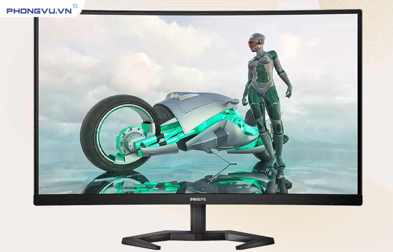 Thiết kế màn hình cong ấn tượng, màn hình 27 inch W-LED