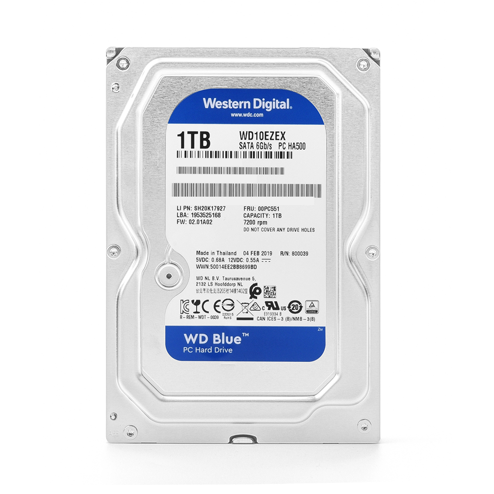 Disque dur interne 3,5 WD Blue Desktop 1TB