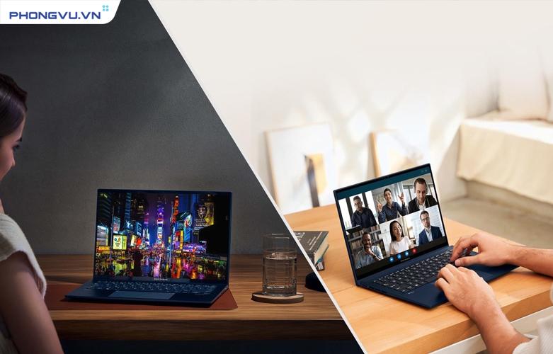 Asus ZenBook 14 OLED UX3402VA-KM203W Webcam Full HD, Pin liền 4 cell 75 Wh