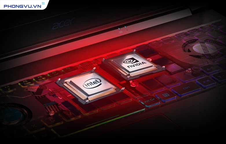 Hiệu năng mạnh mẽ trên con chip Intel Core i7-12700H, RAM 8GB
