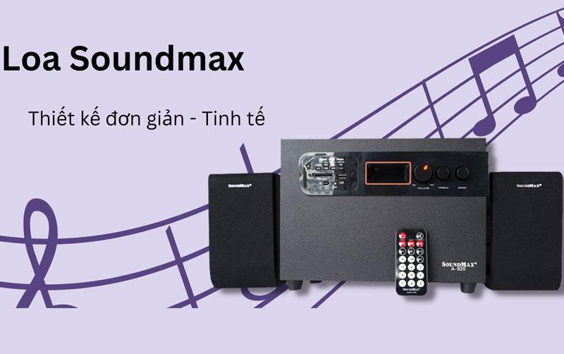 Loa Soundmax rất phổ biến tại thị trường Việt Nam