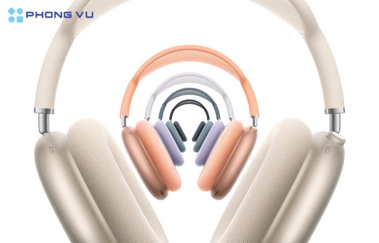 Đắm chìm trong âm thanh đỉnh cao với AirPods Max với nhiều màu sắc rực rỡ phù hợp với cá tính cá nhân của người dùng