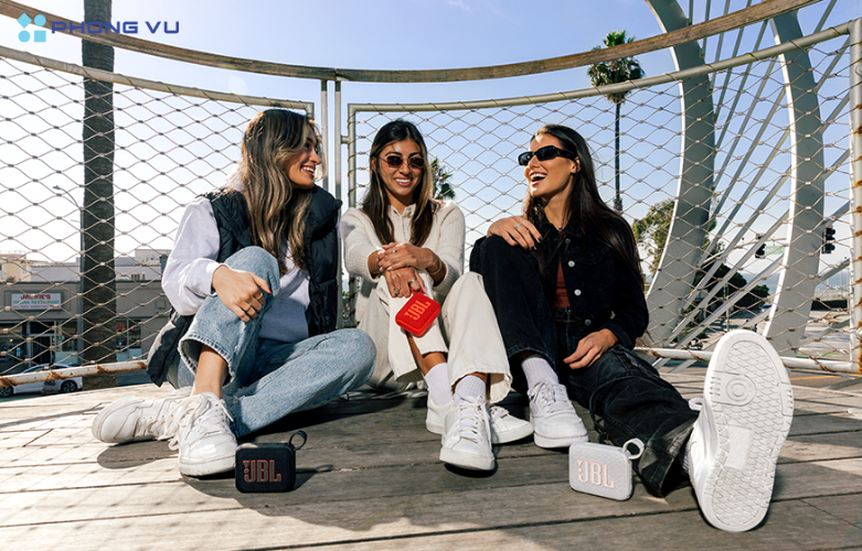 Loa Bluetooth JBL GO 4 kết nối nhiều loa Auracast