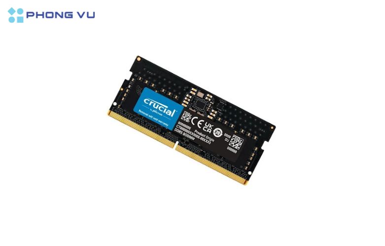 Sự ổn định bền vững của RAM Laptop DDR5 Crucial 32GB (5600) giúp người dùng an tâm hơn khi thực hiện các tác vụ yêu cầu cao về tính chính xác và hiệu suất