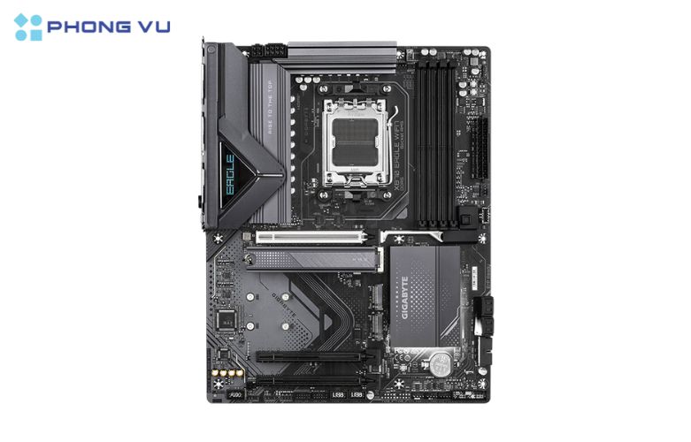 Hệ thống tản nhiệt thông minh giúp Mainboard Gigabyte X870 EAGLE WIFI7 tối ưu luồng không khi nóng bên trong PC, giúp các linh kiện khác giảm bớt nhiệt độ khi làm việc