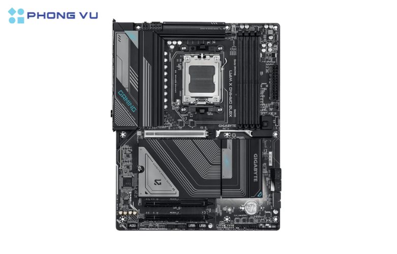 Thiết kế đường dẫn tín hiệu trên Mainboard Gigabyte X870 GAMING X WIFI7 tối ưu giúp đảm bảo truyền tải nhanh và chính xác, mang lại hiệu năng bộ nhớ mạnh mẽ