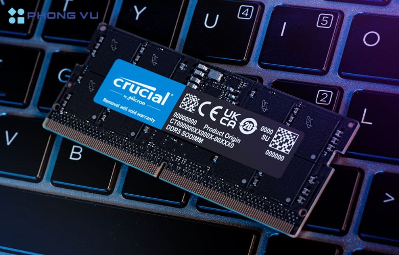 RAM Laptop DDR5 Crucial 32GB (5600) - CT32G56C46S5 giúp người dùng tiết kiệm thời gian trong việc truyền tải dữ liệu