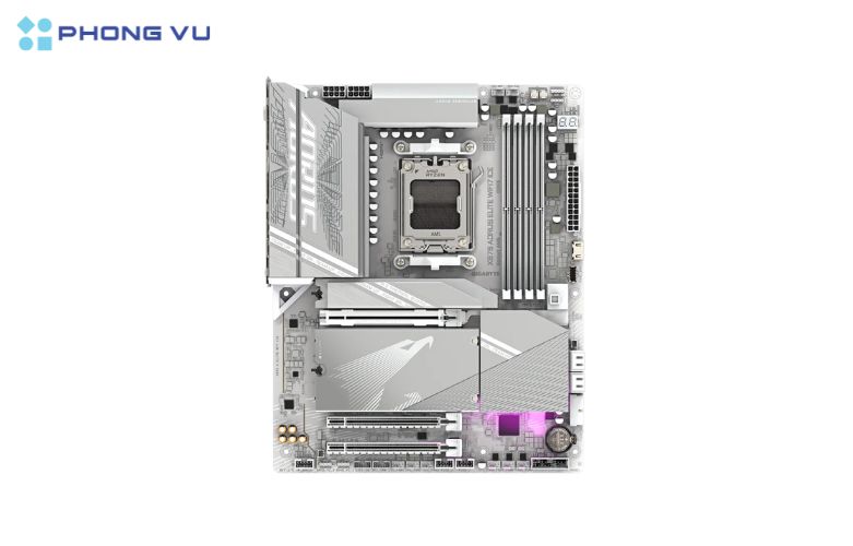 Chipset AMD X870 giúp bo mạch chủ khai thác tối đa sức mạnh của các vi xử lý này, cung cấp hiệu suất cao nhất cho cả nhu cầu chơi game lẫn công việc chuyên nghiệp