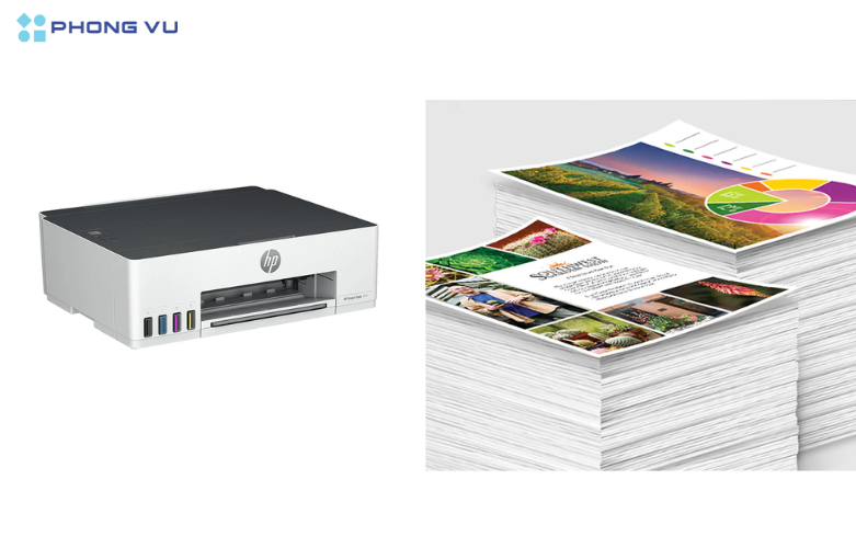 Máy in HP Smart Tank 210 công nghệ in phun màu tiên tiến