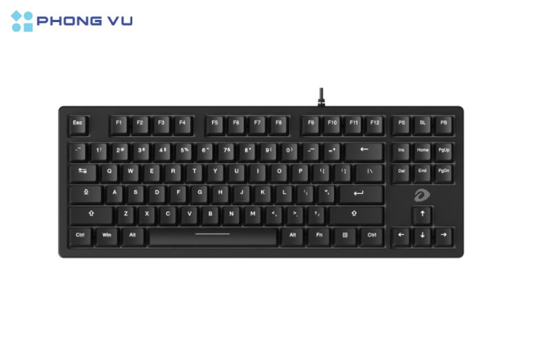 Thiết kế nhỏ gọn với 87 phím cơ bản đủ sức chiến game