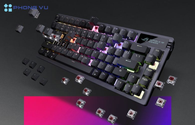 Màn Hình OLED ở góc phải màn hình có thể hiển thị các hình ảnh hoạt hình, thiết lập chỉ số, hiệu chỉnh âm thanh, giám sát hệ thống