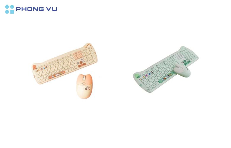 Combo Bàn Phím Và Chuột Không Dây Cat Plus Geezer đáp ứng tốt với nhiều hệ điều hành từ Window đến IOS