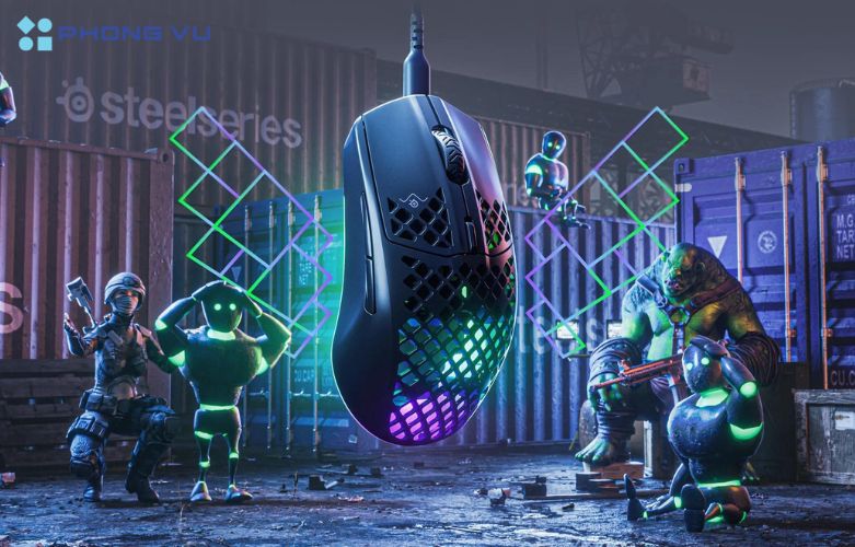SteelSeries Aerox 3 sở hữu hệ thống đèn RGB có thể được hiệu chỉnh theo phong cách cá nhân, tăng trải nghiệm người dùng
