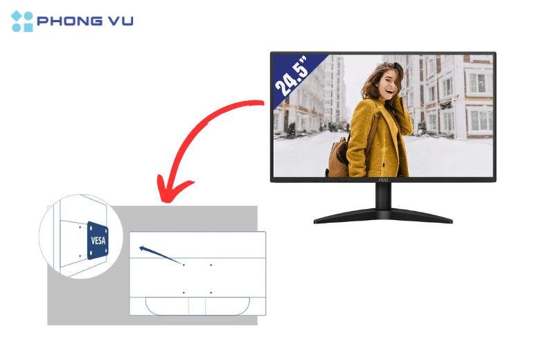 Với ưu điểm về thiết kế và tính năng, màn hình AOC 25B3 là lựa chọn lý tưởng cho mọi nhu cầu
