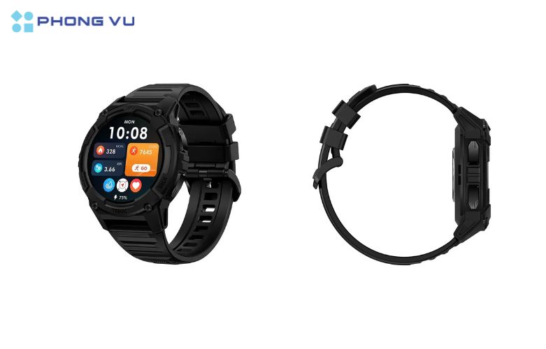 Đồng hồ Kospet Tank S2 GPS 33mm Bluetooth (Vỏ Nhựa Dây Silicon) trang bị hệ thống định vị vệ tinh băng tần kép 6 giúp xác định chính xác vị trí của người dùng