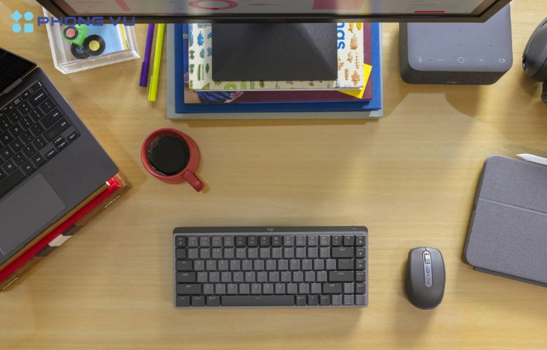 MX Anywhere 3S được trang bị công nghệ nhấp chuột yên tĩnh mới nhất của Logitech