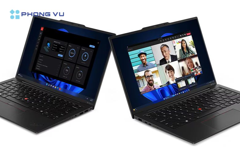 ThinkPad X1 Carbon Gen 12 còn tích hợp microphone tích hợp với khả năng giảm tiếng ồn cũng giúp cải thiện chất lượng âm thanh trong các cuộc gọi, đảm bảo giọng nói được truyền tải rõ ràng và sắc nét