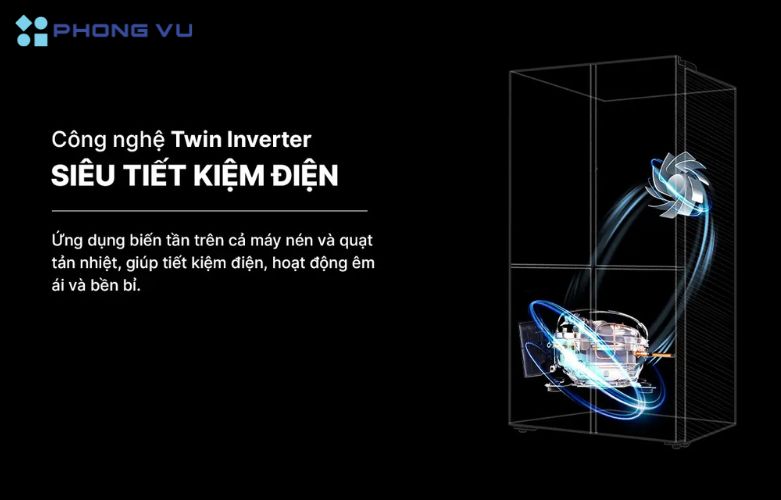 Twin Inverter là sự lựa chọn hoàn hảo cho những gia đình muốn tiết kiệm điện năng mà vẫn đảm bảo chất lượng sử dụng vượt trội