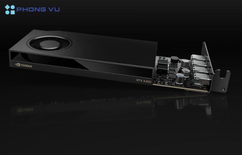 Thiết kế nhỏ gọn và tiêu thụ điện năng thấp giúp Card màn hình NVIDIA A400 4GB GDDR6 trở thành lựa chọn lý tưởng cho các hệ thống máy tính nhỏ gọn hoặc các máy trạm làm việc liên tục