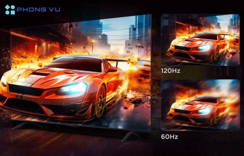 Những buổi tối xem phim cùng gia đình trở nên thú vị hơn bao giờ hết, khi mọi thành viên đều có thể thưởng thức các chi tiết hình ảnh rõ ràng, bất kể góc nhìn nào trên Google Tivi QLED TCL 4K 85 inch 85C69B