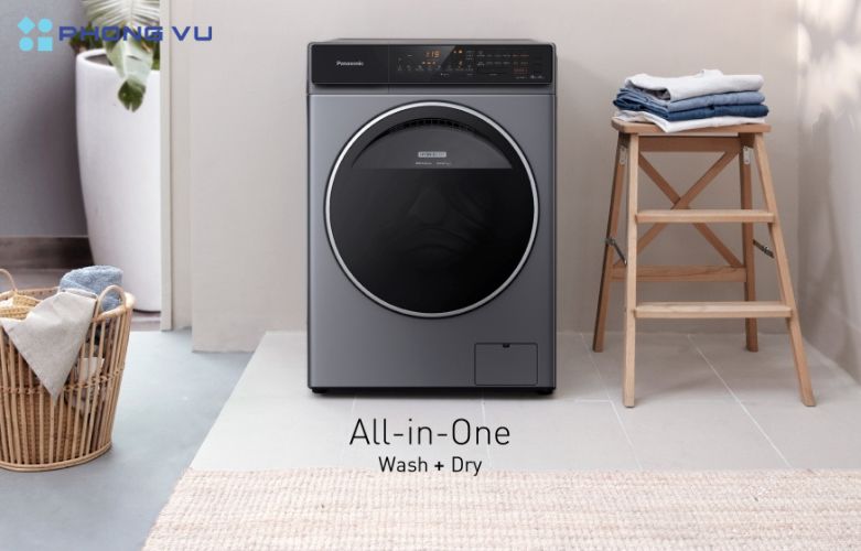 Công nghệ Hybrid Dry của Máy giặt sấy Panasonic Inverter giặt 9 kg - sấy 6 kg NA-S96FC1LVT giữ cho trang phục hàng ngày sạch sẽ từ giặt đến sấy khô để bảo vệ bạn và gia đình