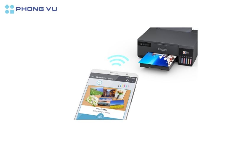 Với khả năng kết nối linh hoạt và các tính năng in ấn di động tiện lợi dù bạn đang ở văn phòng hay tại nhà, việc in tài liệu, hình ảnh hay thẻ ID dễ dàng