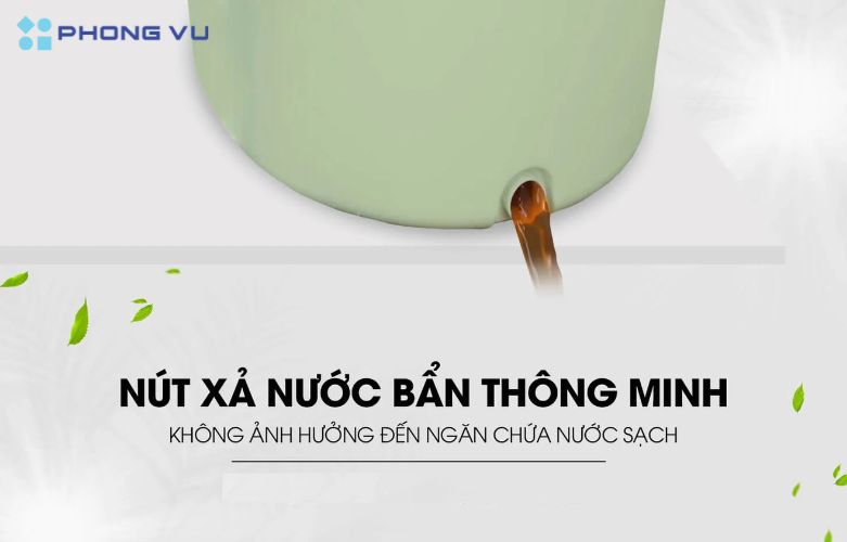 Hai chức năng của Bộ lau nhà tách nước bẩn Eonwon EW-4311 đảm bảo vết bẩn trên sản được làm sạch hiệu quả, bông lau được làm sạch với lực ly tâm mạnh