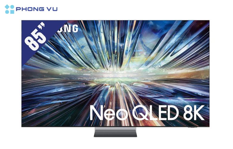 Với trọng lượng 42.7 kg (không chân đế) và 53.4 kg (có chân đế), Smart Tivi Samsung Neo QLED 85QN900D là một thiết bị giải trí đỉnh cao, tạo nên điểm nhấn sang trọng và hiện đại cho bất kỳ không gian nào