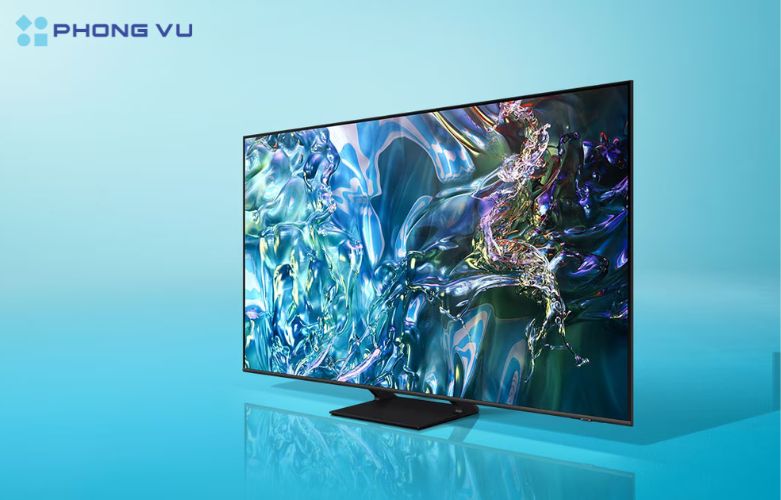 Smart Tivi QLED Samsung 4K 85 Inch QA85Q60DA tạo ra trải nghiệm hình ảnh tuyệt hảo, khiến người xem đắm chìm trong từng khung hình sắc nét và sống động