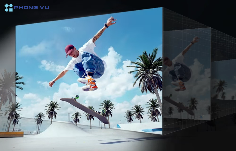 Smart Tivi QLED Samsung 4K 55 Inch QA55Q60DA công nghệ hình ảnh tiên tiến