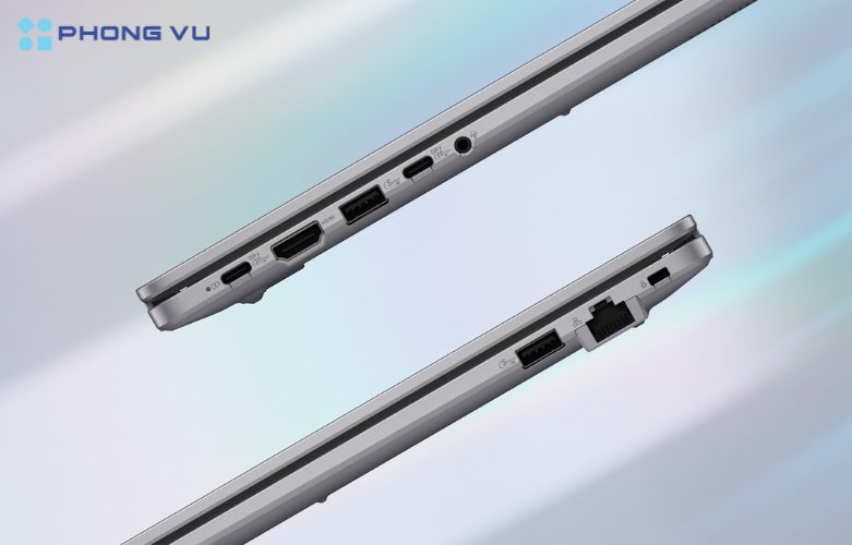 Với các cổng kết nối và tính năng hiện đại, máy tính xách tay ASUS ExpertBook P1 dễ dàng đáp ứng mọi nhu cầu công việc và giải trí