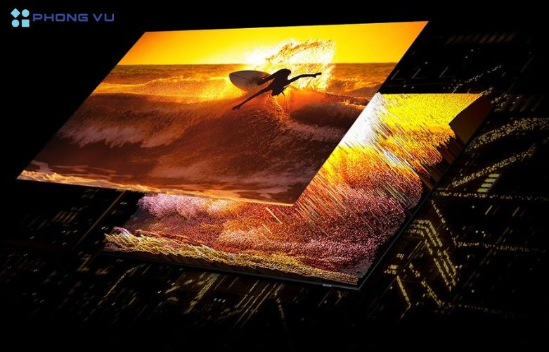Chất lượng hình ảnh 4K được nâng cấp từ bộ xử lý AI NQ4 thế hệ 2