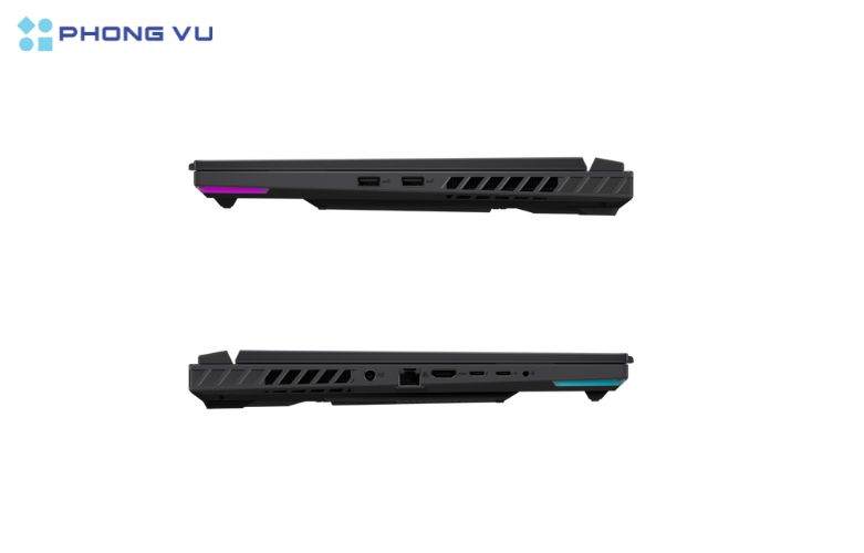 Laptop ASUS ROG Strix G16 G614JU-N4450W giúp người dùng dễ dàng kết nối với các thiết bị bên ngoài, đảm bảo hiệu quả làm việc và giải trí ở mức tối ưu