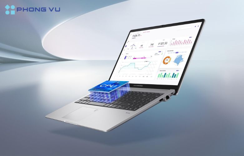 Với sự kết hợp giữa CPU hiệu suất cao và đồ họa tích hợp, ExpertBook P1 mang lại trải nghiệm làm việc vượt trội, phù hợp với người dùng doanh nghiệp, chuyên viên văn phòng và sinh viên