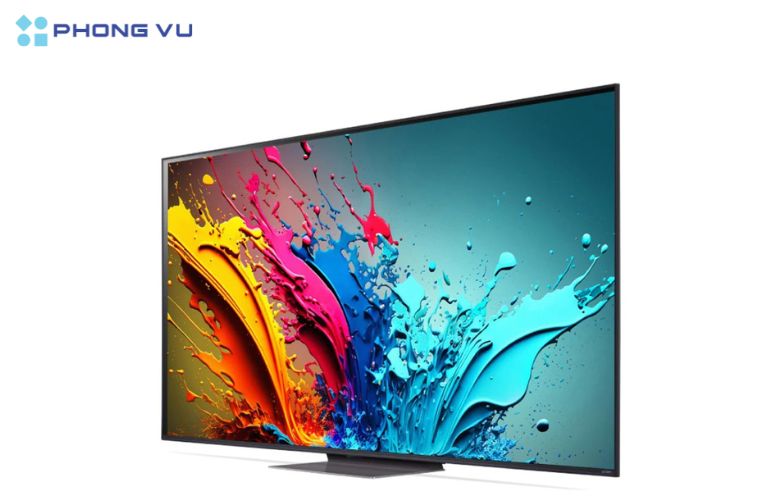 Thiết kế Smart Tivi QNED LG 4K 86 inch 86QNED86TSA không chỉ làm nổi bật không gian nội thất mà còn hòa hợp với nhiều phong cách khác nhau, từ hiện đại đến tối giản