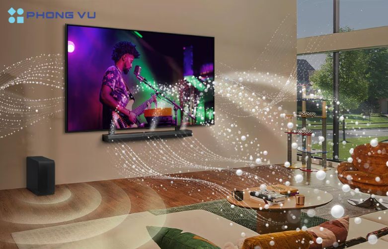 Nhờ vào công nghệ âm thanh tiên tiến trên Smart Tivi QNED LG 4K 86 inch 86QNED86TSA, giúp tăng trải nghiệm giải trí của người dùng, âm thanh từ những thước phim hay những trò chơi cũng trở nên sống động và chân thực hơn
