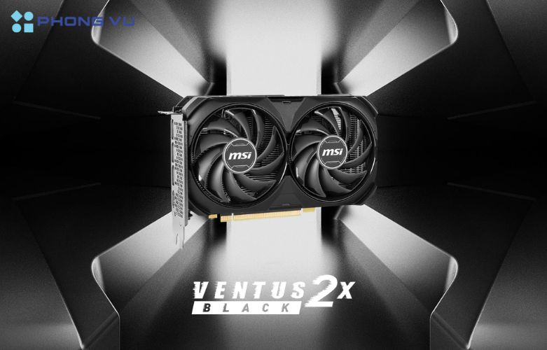 Card màn hình RTX 4060 Ti VENTUS 2X BLACK 8GB OC có thiết kế tối ưu hóa, hiệu năng cao đáp ứng nhu cầu chơi game, lập trình và đồ họa chuyên nghiệp