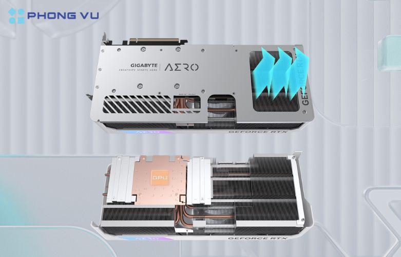 Nhờ hệ thống tản nhiệt tiên tiến này, card có thể hoạt động ở hiệu năng cao mà vẫn giữ được nhiệt độ ổn định và tuổi thọ lâu dài