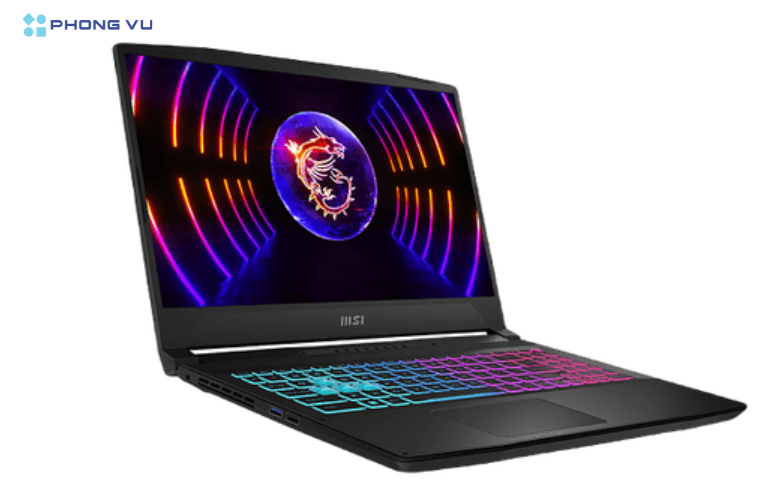 Laptop MSI Katana 15 B13VGK-1211VN  gọn và dễ dàng di chuyển 